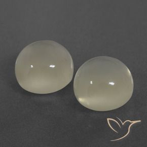 Gemme di Pietra di luna Bianco caldo naturale da 7.14 ct, Rotondo, Traslucido