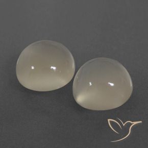 Gemme di Pietra di luna Bianco caldo naturale da 6.26 ct, Rotondo, Traslucido