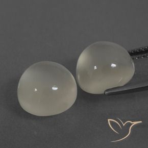 Gemme di Pietra di luna Bianco caldo naturale da 7.15 ct, Rotondo, Traslucido