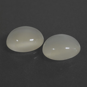 Gemme di Pietra di luna Bianco caldo naturale da 6.46 ct, Taglio ovale, Traslucido