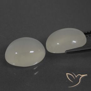 Gemme di Pietra di luna Bianco caldo naturale da 7.19 ct, Ovale, Traslucido