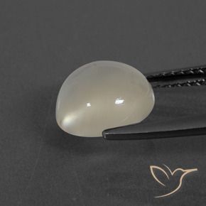 Pietra di luna Bianco caldo naturale da 2.80 ct, Rotondo, Traslucido