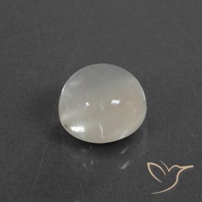 Pietra di luna Bianco caldo naturale da 2.43 ct, Rotondo, Traslucido