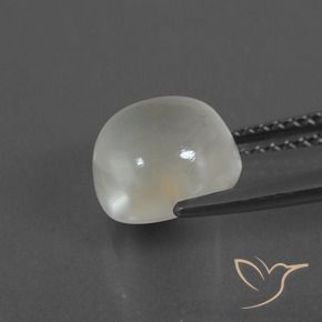 Pietra di luna Bianco caldo naturale da 2.94 ct, Rotondo, Traslucido
