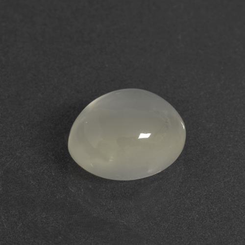 Pietra di luna Bianco caldo naturale da 4.10 ct, Taglio ovale, Traslucido