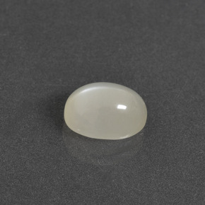 Pietra di luna Bianco caldo naturale da 2.82 ct, Taglio ovale, Traslucido