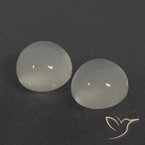 Gemme di Pietra di luna Bianco caldo naturale da 4.67 ct, Rotondo, Traslucido