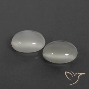 Gemme di Pietra di luna Bianco caldo naturale da 6.20 ct, Ovale, Traslucido