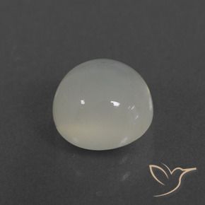 Pietra di luna Bianco caldo naturale da 2.53 ct, Rotondo, Traslucido