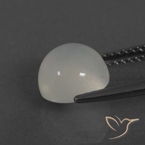 Pietra di luna Bianco caldo naturale da 2.53 ct, Rotondo, Traslucido