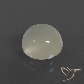 Pietra di luna Bianco caldo naturale da 2.47 ct, Rotondo, Traslucido