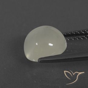 Pietra di luna Bianco caldo naturale da 2.47 ct, Rotondo, Traslucido