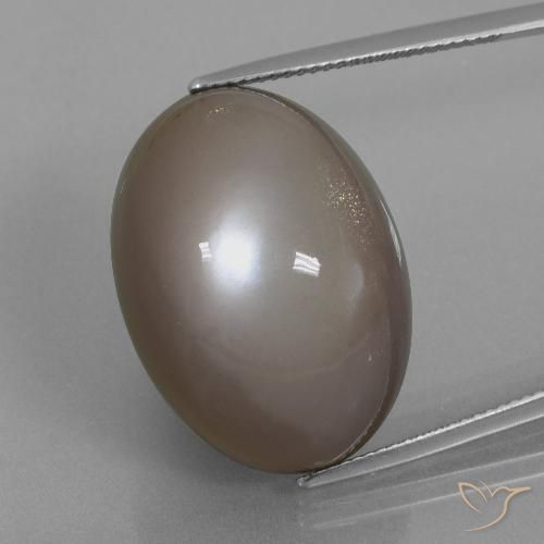 39.74ct Naturale Marrone medio Pietra di luna, Ovale, Opaco