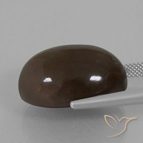 Pietra di luna ombra marrone naturale da 29.78 ct, Ovale, Opaco