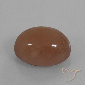 Pietra di luna Marrone naturale da 21.86 ct, Ovale, Opaco