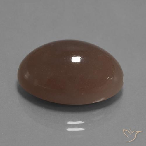 Pietra di luna Marrone medio naturale da 22.67 ct, Ovale, Opaco
