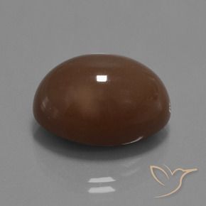 Pietra di luna Marrone medio naturale da 22.27 ct, Ovale, Opaco