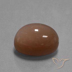 Pietra di luna Marrone medio naturale da 35.65 ct, Ovale, Opaco