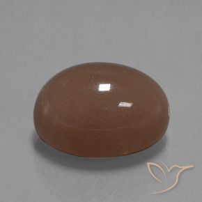 Pietra di luna Marrone naturale da 32.77 ct, Ovale, Opaco