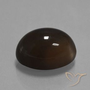 Pietra di luna Marrone scuro naturale da 32.69 ct, Ovale, Opaco
