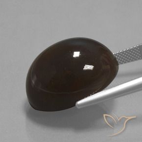 Pietra di luna Marrone scuro naturale da 32.69 ct, Ovale, Opaco