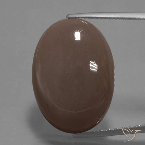 27.29ct Naturale Marrone medio Pietra di luna, Ovale, Opaco