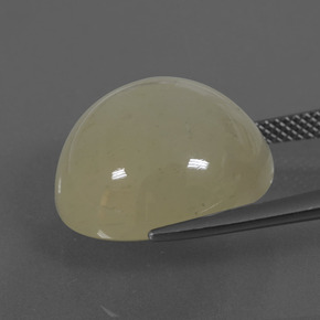 Pietra di luna Bianco caldo naturale da 19.62 ct, Taglio rotondo, Traslucido