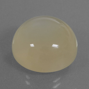 Pietra di luna Giallo chiaro naturale da 17.87 ct, Taglio rotondo, Traslucido