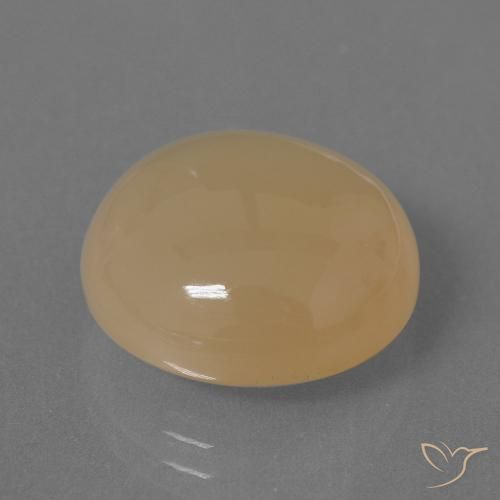 Pietra di luna Dorato pesca chiaro naturale da 14.62 ct, Rotondo, Traslucido