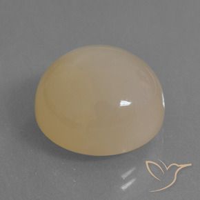 Pietra di luna Dorato pesca chiaro naturale da 17.91 ct, Rotondo, Traslucido