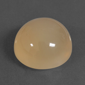 Pietra di luna Arancio Medio naturale da 16.94 ct, Taglio rotondo, Traslucido