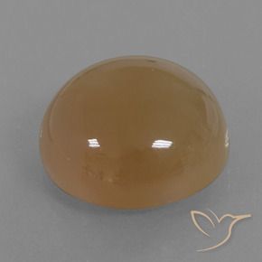 Pietra di luna Marrone aranciato naturale da 21.98 ct, Rotondo, Traslucido