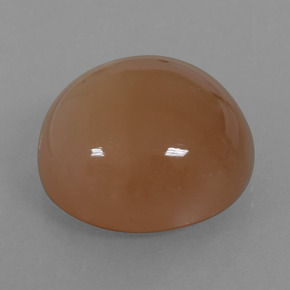Pietra di luna Marrone caldo naturale da 23.28 ct, Taglio rotondo, Traslucido