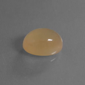 Pietra di luna naturale dorato da 4,63 ct, taglio ovale, traslucido