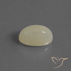 Pietra di luna Giallo chiaro naturale da 3.82 ct, Ovale, Traslucido