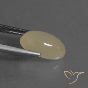 Pietra di luna Marrone Caldo Chiaro naturale da 4.00 ct, Ovale, Traslucido