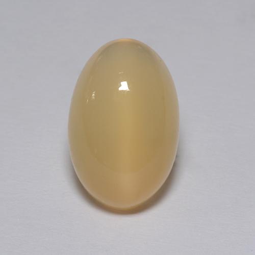 Pietra di luna naturale marrone da 4,30 ct, taglio ovale, trasparente