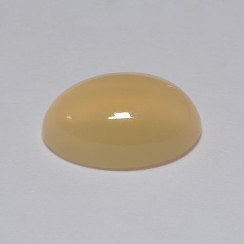 Pietra di luna naturale marrone da 4,30 ct, taglio ovale, trasparente