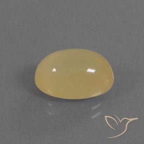 Pietra di luna Giallo di Digione naturale da 5.34 ct, Ovale, Traslucido