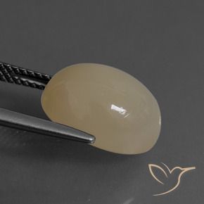 Pietra di luna Marrone medio-chiaro naturale da 6.84 ct, Ovale, Traslucido