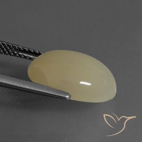 Pietra di luna Marrone chiaro naturale da 5.43 ct, Ovale, Traslucido