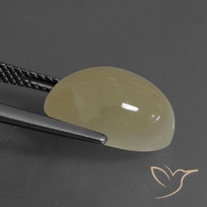 Pietra di luna Marrone chiaro naturale da 6.58 ct, Ovale, Traslucido