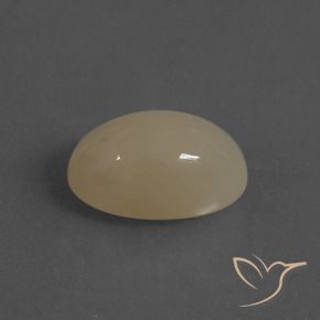 Pietra di luna Marrone chiaro naturale da 8.02 ct, Ovale, Traslucido