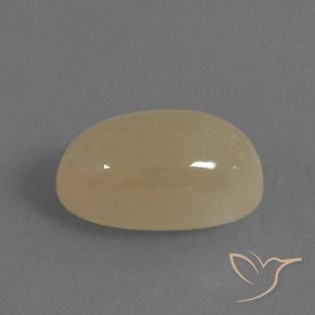 Pietra di luna Marrone Caffè Chiaro naturale da 7.30 ct, Ovale, Traslucido