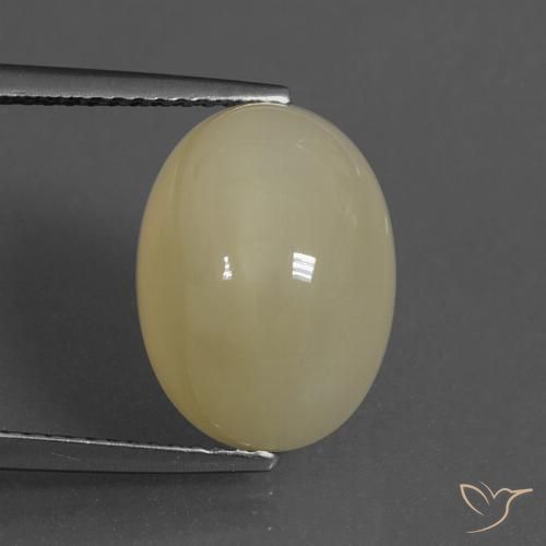 8.81ct Naturale Marrone Caffè Chiaro Pietra di luna, Ovale, Traslucido