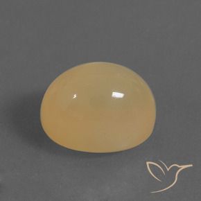 Pietra di luna naturale dorato da 8,64 ct, taglio ovale, traslucido