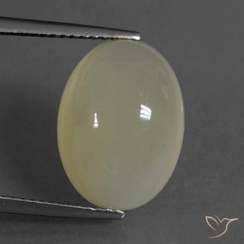 8.99ct Naturale Marrone Caffè Chiaro Pietra di luna, Ovale, Traslucido