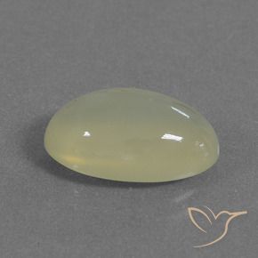 Pietra di luna Giallo medio naturale da 5.56 ct, Ovale, Traslucido