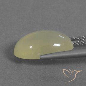 Pietra di luna Giallo medio naturale da 5.56 ct, Ovale, Traslucido
