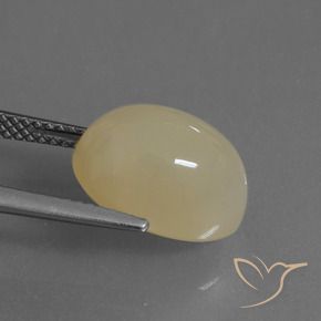 Pietra di luna Marrone Caffè Chiaro naturale da 6.34 ct, Ovale, Traslucido
